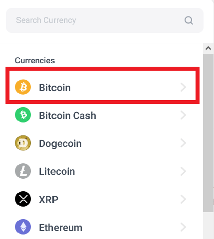 Bitcoin選択